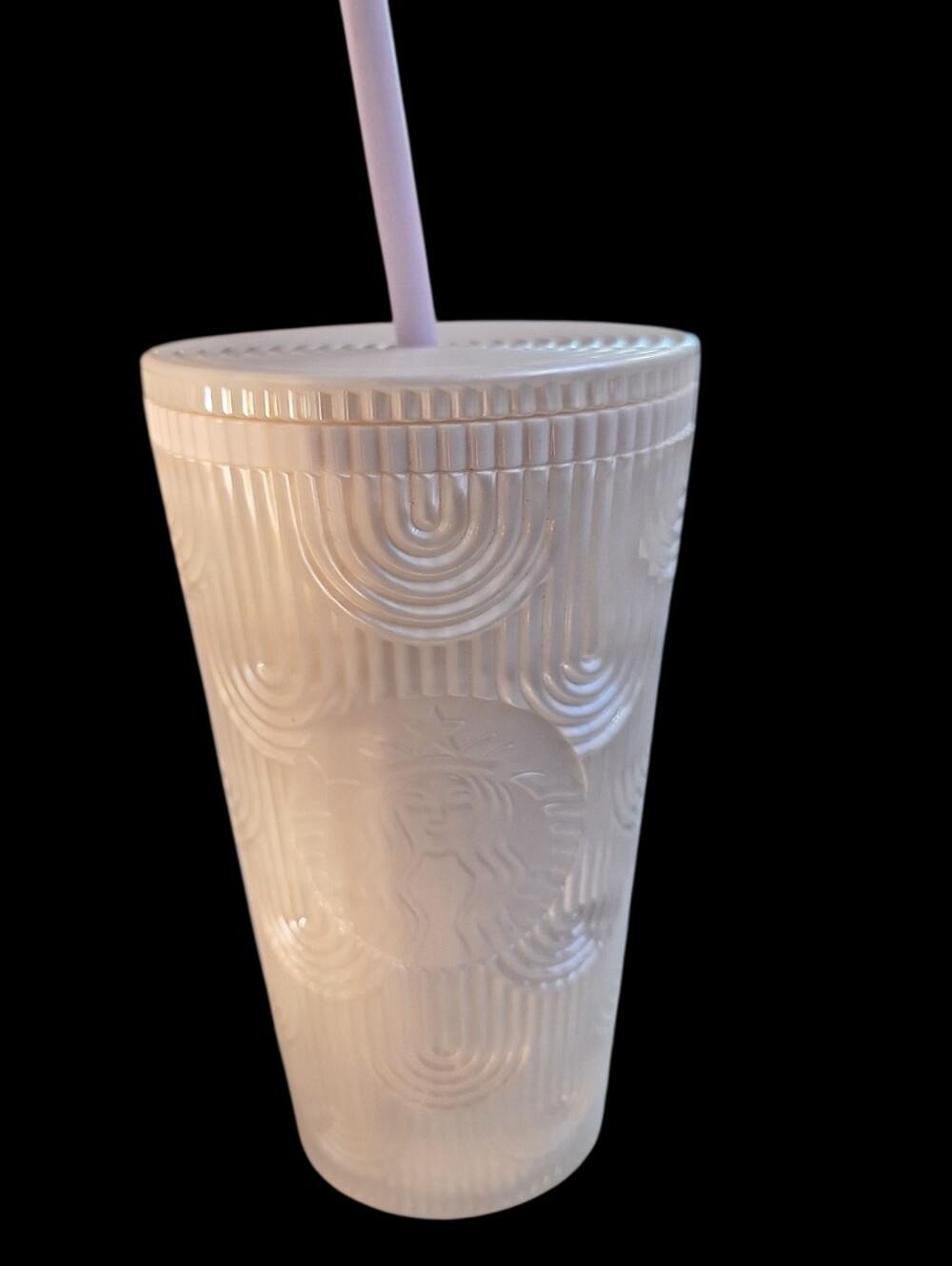 NWT Starbucks 24Oz Pearl White Mermaid Cold Tumbler 2023 Collection Discontinued